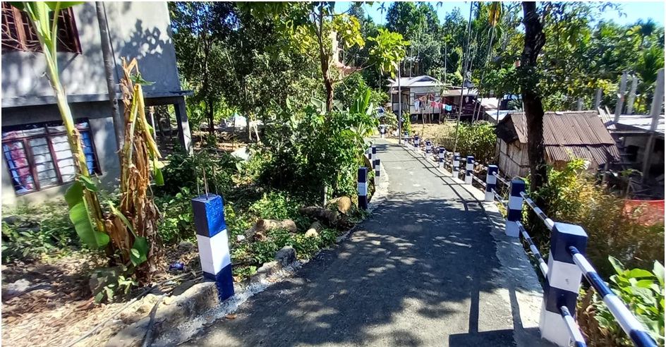 Internal road including MBT at Wahkdait village